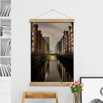 cg273-우드스크롤 60CmX90Cm-야경이아름다운관광지 C타입, 타입:C타입
