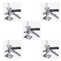 타일 보조 공구 유압자키 프레스 펌프 말목 파워 소형 작기램 자동차수리 리프트잭 작키, 메탈 5개 높낮이 조절기