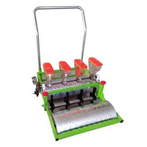 핸드 파종기 야채 채소 시금치 씨앗 모종 주입기 카트, 파종기 - 단일 휠