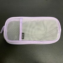 오너클랜 투명 메쉬 필통_WB614AD, 핑크 052240DC, 본상품선택