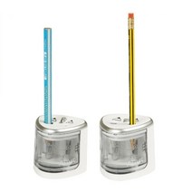 자동 연필깎이 굵은 색연필 겸용 2구 전동 세로형 6~12MM