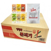 연필심쫀드기 1박스(4봉)+라면스프1봉(100g)+소포장시즈닝6종set 울산쫀드기, 1박스(4봉)+라면스프1봉(100g)+시즈닝6종set, 1개