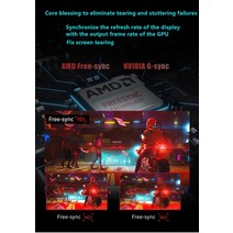 가성비모니터 모니터20인치 모니터27 27 인치 모니터 144Hz 2K 디스플레이 게이밍 화면 HDMI / DP 1ms-GTG HDR400 IPS 패널 스피커 포함 ADM-Free