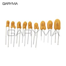 DIP 탄탈럼 커패시터 0.1UF 0.22UF 0.33UF 0.47UF 2.2UF 3.3UF 4.7UF 6.8UF 16V 25V 35V 5 개, 12 DIP 25V 1UF-105H