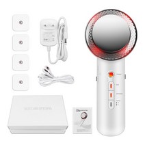 3in 1 초음파 고주파 마사지기 지방 연소 슬리밍 셀룰라이트 기계 크림 EMS 바디 마사지기, 15 EU Plug Gift 박스