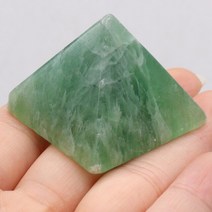 천연 석재 피라미드 모양의 크리스탈 거친 돌 형석 광물 표본 마노 보석 DIY 홈 인테리어 장식 선물, [01] 40mm, [12] Grape crystal