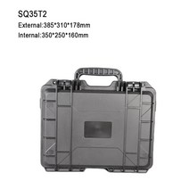 카메라제습함 카메라 보관함 제습 렌즈통 제습기 케이스 sunqian new arrival light weight plastic tool box shockproof tool, 검은색, 거품으로