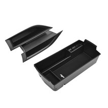 팔걸이 스토리지 상자 푸조 3008 3008GT 5008 2017-2020 센터 콘솔 자동차, 검정, 하나