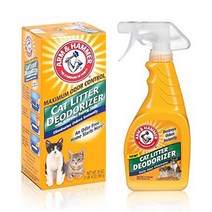 암앤해머 모래 탈취제 (파우더 567g/스프레이 636ml) 고양이 캣 리터 디오더라이저 110966, 파우더 567g