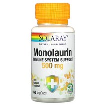 Solaray 모노라우린 500mg 60베지캡슐 코코넛 라우릭산