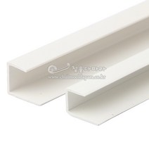 PVC석고케이싱몰딩(9.5T/12.5T)(2.4M)(석고보드용몰딩/석고케이싱재료분리대/스텐코너몰딩/코너비드/PVC재료분리대/PVC몰딩/케이싱비드/타일마감재/타일몰딩), 12.5T용