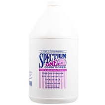 Chris Christensen Spectrum One 고농축 강아지 컨디셔너 최대 8병 만들기 전문가처럼 손질 내부 피질 수분 유지 거칠고 거친 털 미국 제조 3.8L, 128 oz