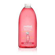Method 메소드 다목적 클리너 핑크 그래이프후르츠 리필 68oz(2L) All Purpose Surface Cleaner Refill Pink Grapefruit, 1개