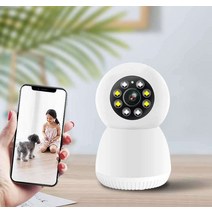 스마트폰cctv 홈캠 펫캠 4g 집안 무선 방범용 카메라, 와이파이 버전 휴대 전화 모니터링