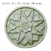 꽃 비누 실리콘 몰드 로터스 비누 폼 트리 비누 만들기 용품 라운드 비누 몰드 직사각형 실리콘 몰드 비누, 14068