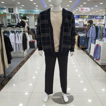 닉스 남) 오버핏 체크 가디건 FNPFCGK701P NAA 오산모다