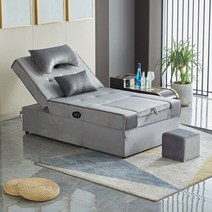 마사지테이블전기 마사지 침대 뷰티 테라피 살롱 접이식 소파 팔 디자인 페디큐어 카밀라 파라 가구, 09 폭 100cm