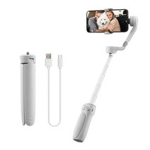 핸드폰 스테빌라이저 손떨림방지 짐벌 셀카 삼발이 거치대 zhiyun smooth-q4 콤보 3축 안정기 미니 삼각대가 있는 휴대용 스마트폰 vlog led 충전 케이스, 부드러운-q4