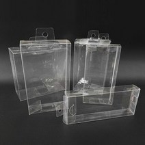 PVC 투명 사각 케이스 1호 벌크포장 선물포장 박스, 단일옵션, 1개