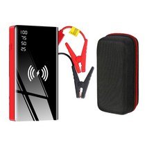 자동차 점프 스타터 배터리 충전기 20000mAh 비상 보조베터리 부스터 LED 조명 시작 장치 12V, 02 금