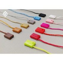 사각핀 라벨끈 의류 부자재 포장 행택 실루프 걸이끈 루프핀 탭끈 라벨줄 동대문 마끈 옷 한봉지1K 택고리 실고리 텍끈 반품방지 파손방지 상표끈, 녹색