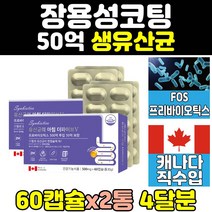 50억 장에좋은 유산균 fos 먹이 프롤린 속더부룩 2통 장건강 람노서스 배에가스 생 홈쇼핑 프로바이오틱스 프리바이오틱스 락토바실러스 가세리 캡슐 영양제 프리미엄 유익균 캐나다