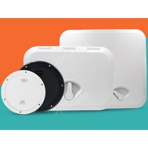 데크플레이트 DECKPLATE 6인치8인치 원형 점검구 검사구 보트, 370-375블랙