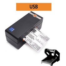 해외 4 인치 열 바코드 프린터 배송 라벨 프린터 USB 블루투스 포트 Ebay Etsy Shopify 4 × 6 인치 라벨, USB와 홀더, EU 플러그, 1개