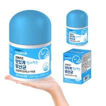 프리바이오틱스 굿앤키즈 분유 맛있게 씹어먹는 유산균 1200mg 60정 2+1, 맛있게 씹어먹는 유산균 1200mg 60정 3박스