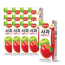 롯데칠성 델몬트 드링크 팩 사과 190ml x12팩