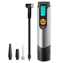 샥펌프 휴대용 튜브 에어 무선 펌프 충전식 자전거 공기 타이어 팽창기 공 산악 자전거 액세서리 용 압축기, 없음