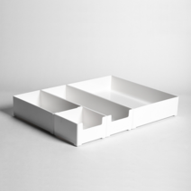 코드86 욕실 화장대 싱크대 주방 서랍 정리 보관 칸막이 펜트리 수납 함 리빙박스 정리함, 소