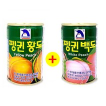 조은마켓 펭귄 황도+백도 복숭아캔 과일통조림, 5세트