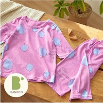 모이모이] 유아내복 상큼레몬(바이올렛) 7부 밤부