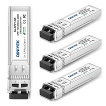 QINIYEK 4팩 10GBase-LR SFP+ 트랜시버 10G 싱글 모드 듀플렉스 LC 모듈 시스코 SFP-10G-LR Ubiquiti UF-SM-10G Meraki Mikrot, x4