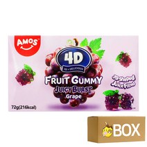 4D 후르츠 포도 구미 72g X 24개 1박스