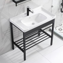세면대 하부장 베란다 발코니 소형 간이 세면 세라믹, E타입 기본형