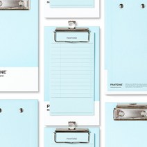 PANTONE 팬톤 미니 클립보드 메모지 (4종중 택1) 유선제본노트 펜톤 하드커버 양장노트 다이어리, 팬톤 미니 클립보드 메모지_핑크