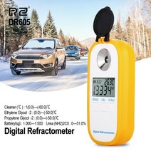 디지털염도계 RZ 4 in 1 Refractometer Car/Auto Antifreez Battery Fluid Urea Cleaner Ethylene Glycol F, 02 DR605-SIM