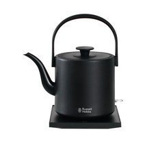 Russell Hobbs 러셀 홉스 클래식 원터치 무선전기포트 주전자 0.8L, 화이트, 섬세한 물줄기 조절 / 회전받침대 / 자동전원차단기능, RH-K2208WH / RH-K2208BK