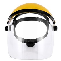 제초작업 공사장 공방 목공용 보안면 보호안경 yellow cap