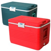 엔플라스틱 팬더아이스박스, 레드, 58L