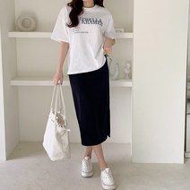 린다샵 헬토민 이지밴딩 옆트임 베이직 롱 스커트-cpsk5247k31