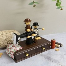 인테리어 장식소품 데코용 재봉틀 오르골 선물