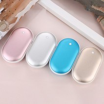 무선온풍기 손난로 겨울 포켓 손 보온 스토브 USB 충전식 히터 따뜻하게 보조베터리 충전기, 03 rose gold