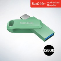 샌디스크 USB 메모리 Ultra Dual Go 울트라 듀얼 고 Type-C OTG USB 3.1 SDDDC3 128GB 압생트그린