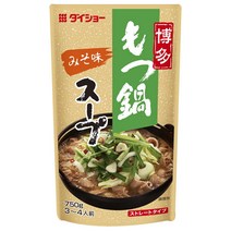 다이쇼 모츠나베 미소아지 750g 일본식 곱창전골 스프