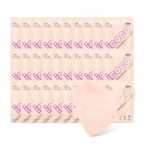 아이코코 레인보우 컬렉션 KFAD 마스크 소형S 30매, 피치코랄(연한산호색)