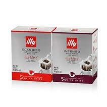 illy 일리 드립백 드립커피 5개입 드립백커피, 드립 다크 (5개입)