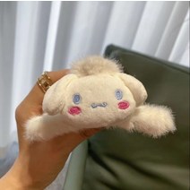 마이멜로디 쿠로미 산리오 가방 어린이선물 Sanrio-캐릭터 시나모롤 헤어 클로 Cip 액세서리 봉제 인형 포함 여아 선물 플레이 하우스 뷰티 패션 장난감